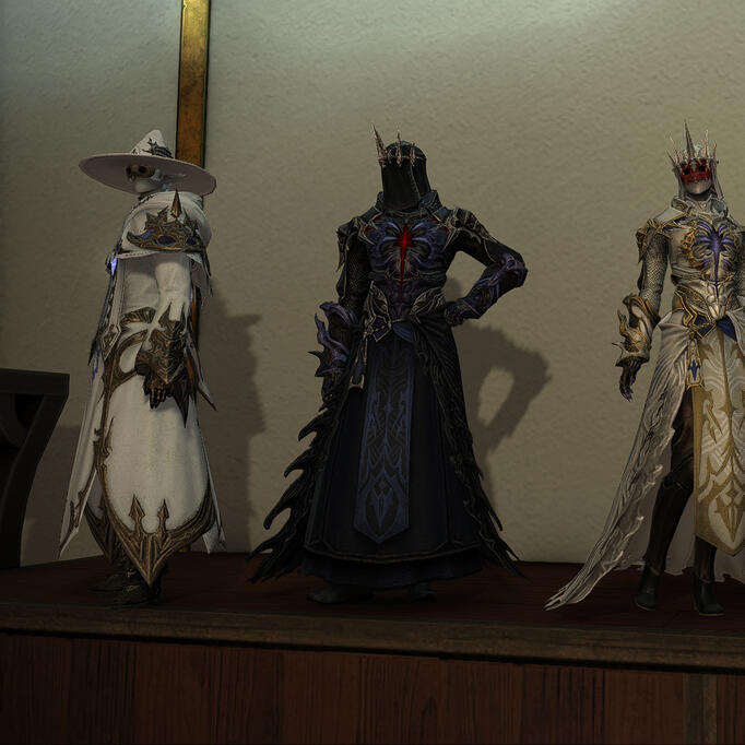 Several examples of exist of combat-oriented garments. The masks remain a part of even these battle costumes, showcasing the culture's dedication to concealing one's individual identity.