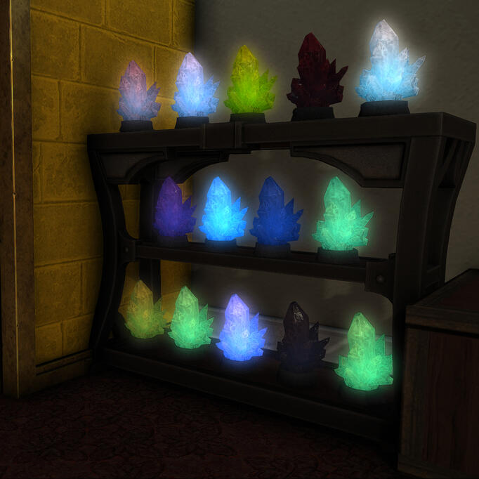 These crystals each represent a member of the "Convocation." The members assumed the role of their station fully, trading even their names for their title and usually served in that capacity for life.