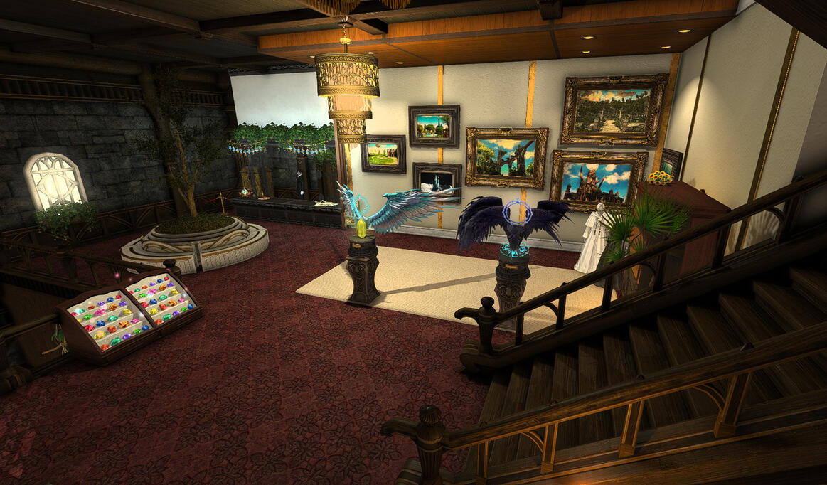 Main floor, gallery and reception